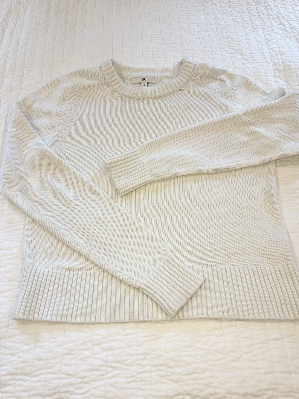 Banana Republic Women’s Cotton-Silk Crewneck Sweater